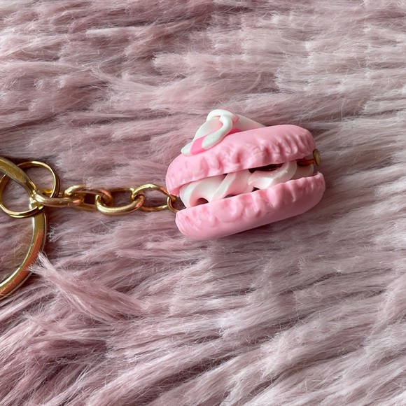 Pink Macaroon Key Ring - Picture 3 of 3